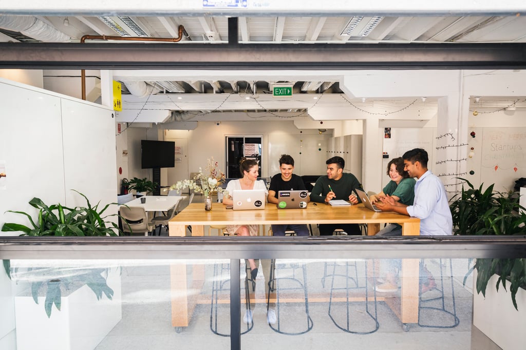 students at start-ups