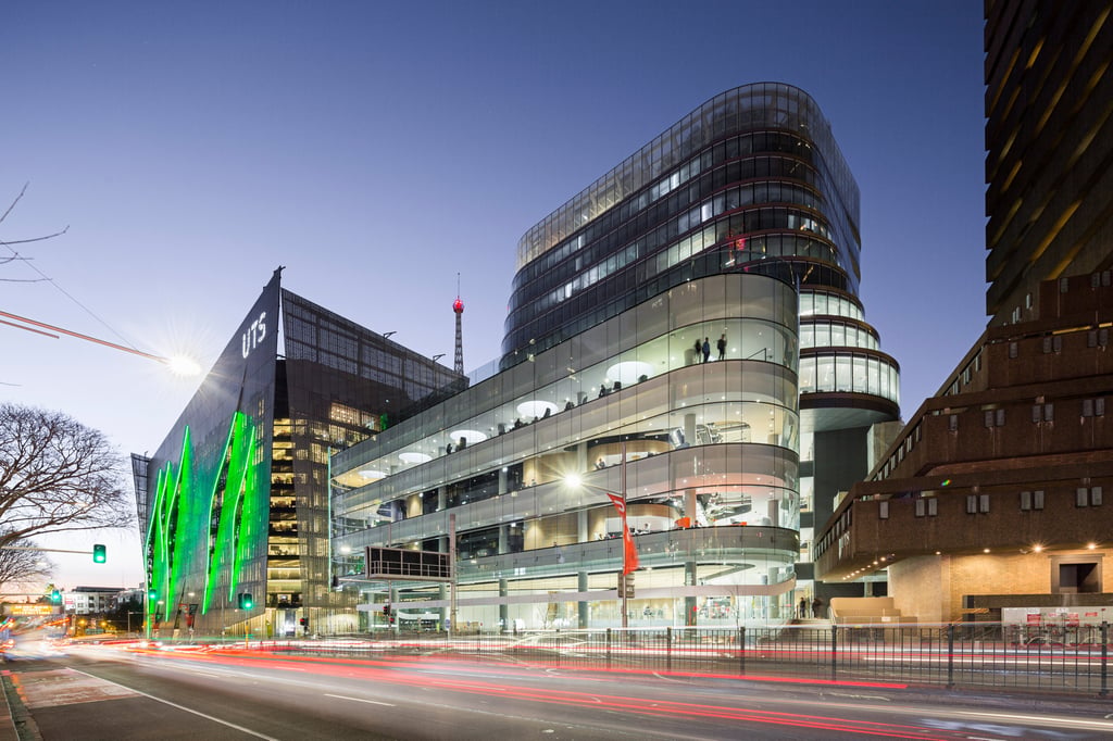 UTS Central, Tower and Faculty of Engineering and IT, Building 2, CB02, Building 1, CB01, Building 11, CB11