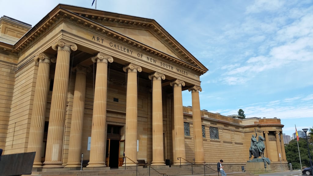 The front of the Art Gallery of NSW