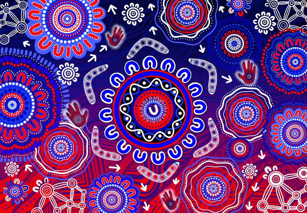 Centre for Indigenous People and Work CIPW artwork