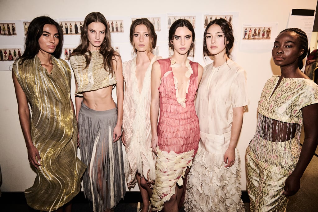 A picture of models on a catwalk