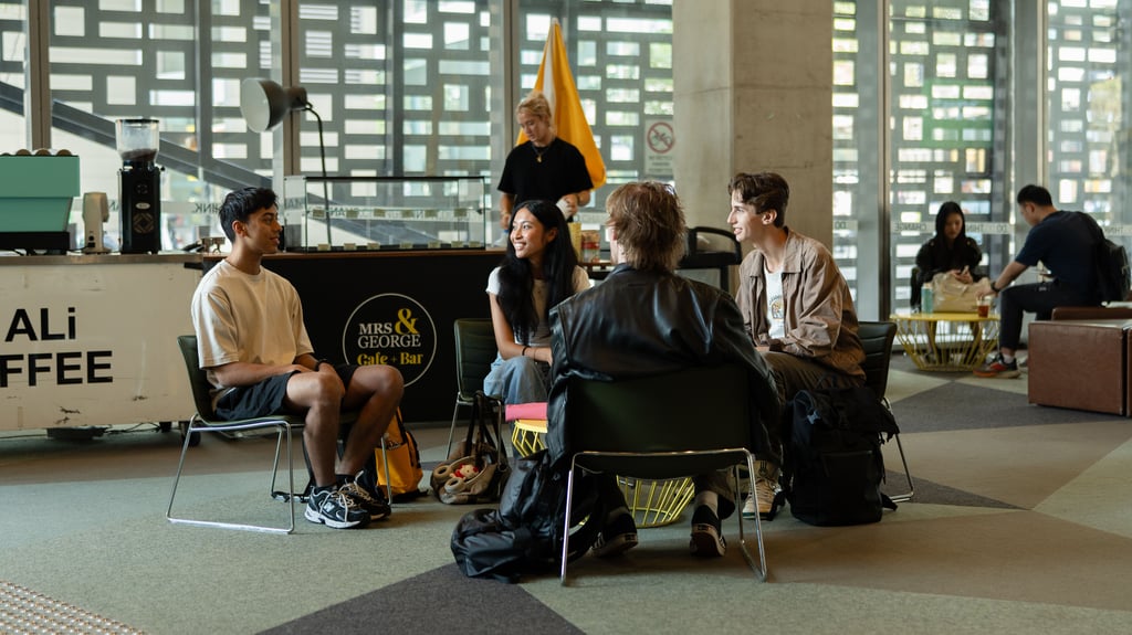 Finn Randell found community with his Bachelor of Information Technology Co-op group
