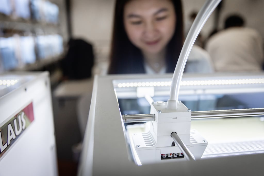 University of Technology Sydney student working in the ProtoSpace​