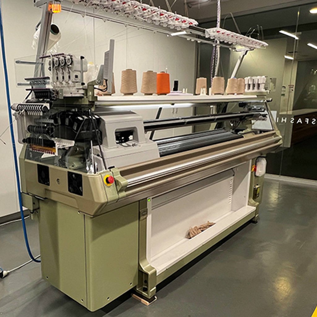 Shima Seiki 3D Knitting Machine in the Advanced Fabrication Research Laboratory.