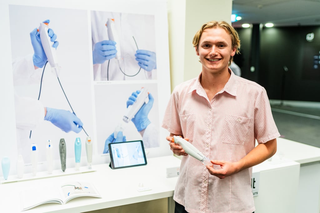 A student shows us a prototype