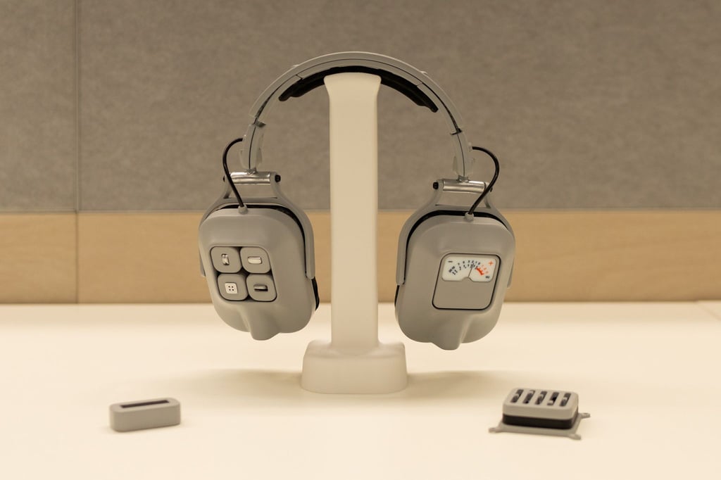 A set of headphones
