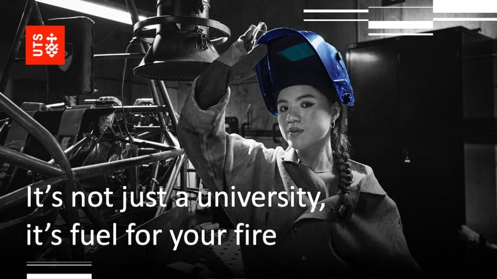 "It's not just a university. It's fuel for your fire."
