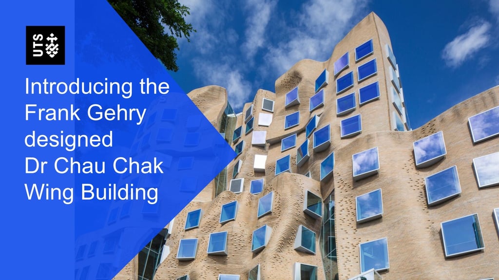 Introducing the Frank Gehry designed Dr Chau Chak Wing Building, now home to UTS Business School