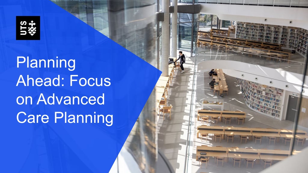 Planning Ahead: Focus on Advance Care Planning video