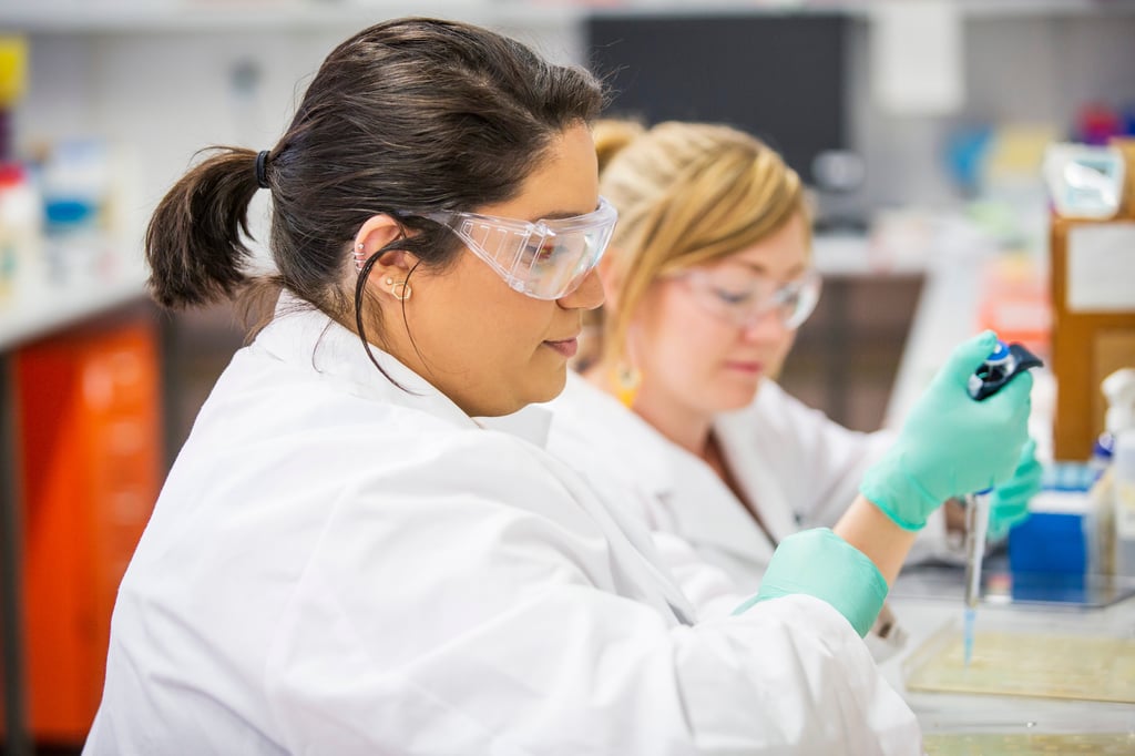 Research staff in a science lab