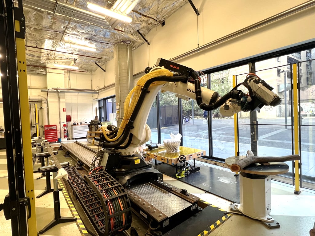 KR120 machine at UTS.
