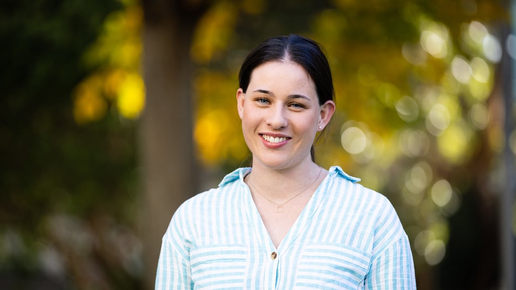 Women in Engineering and IT Co-Op Scholarship recipient Jacquie Cowdrey.