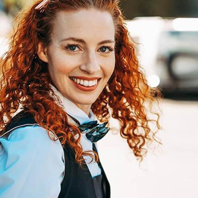 Portrait of Emma Watkins.