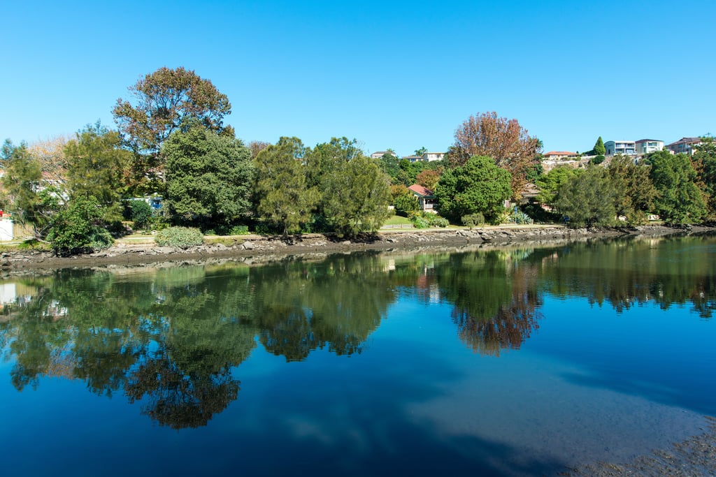 River reflections Cooks River Sydney