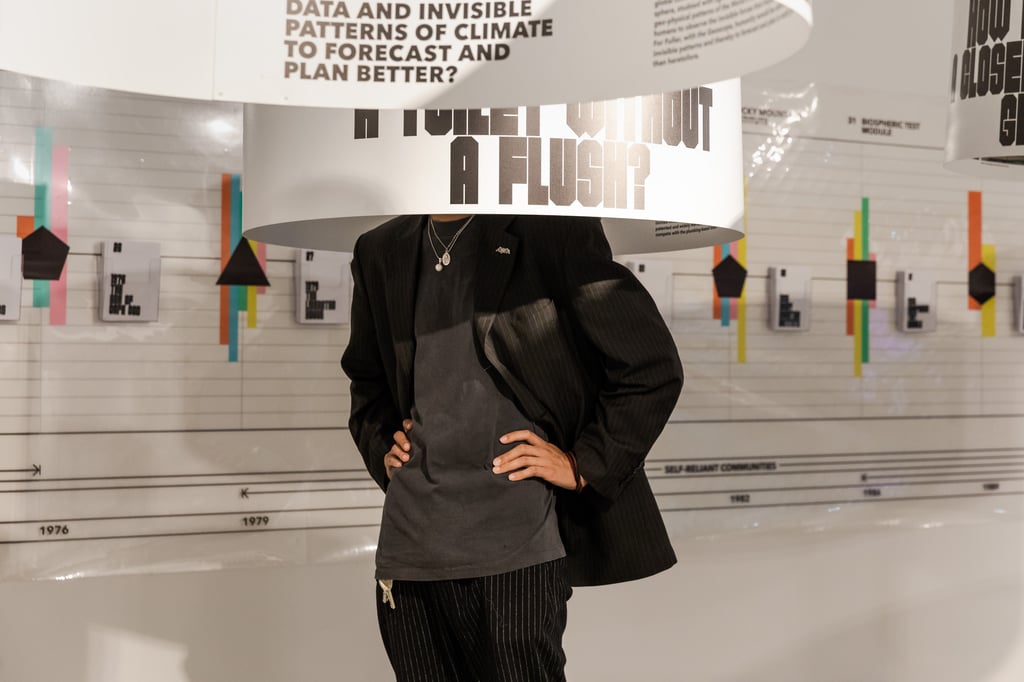 Installation in gallery