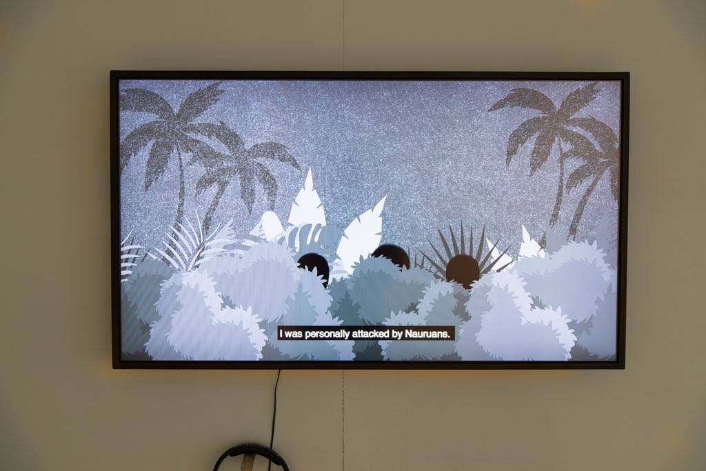 The Invisible (installation view), curated by Abdul Karim Hekmat, UTS Gallery, 3 October - 24 November 2017. Photo: David Lawrey.