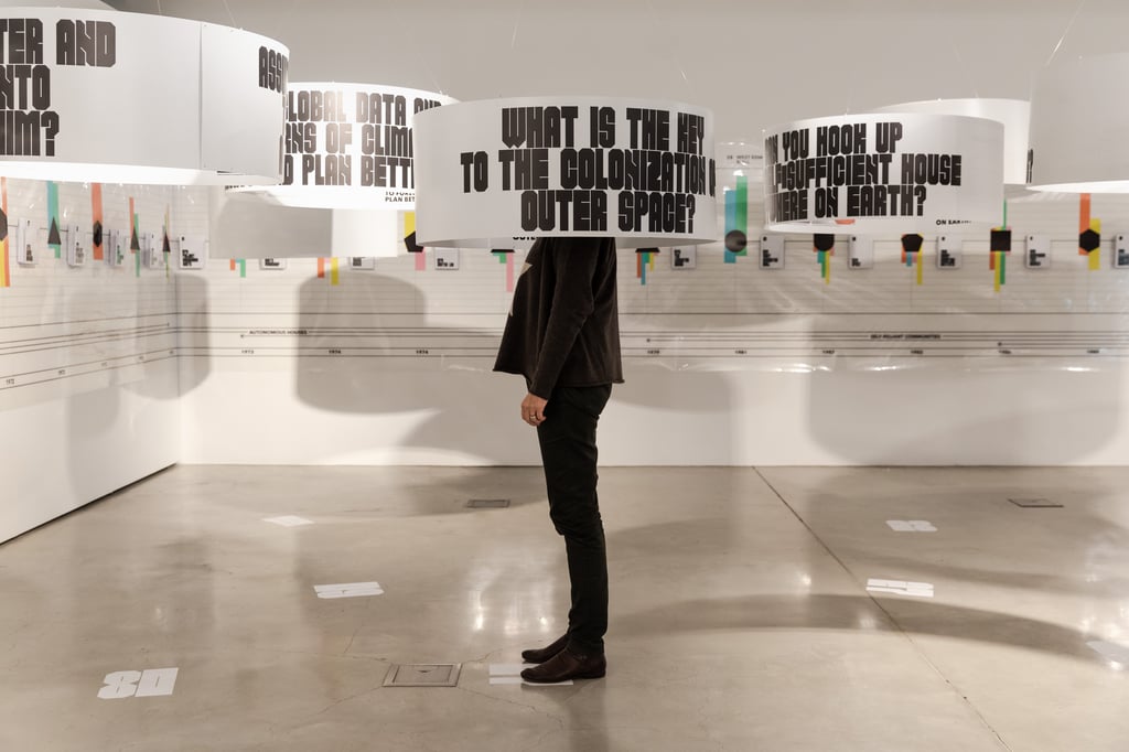 Installation in gallery