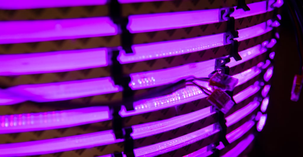 Photo of Algenie photobioreactor