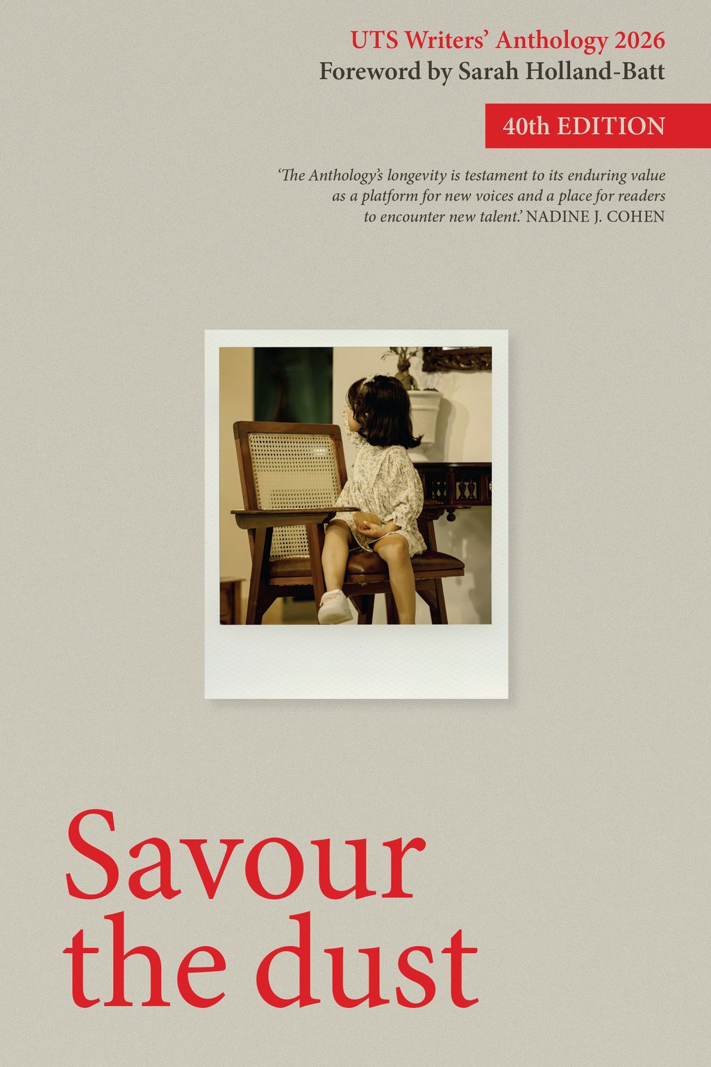 Book cover: Savour the Dust