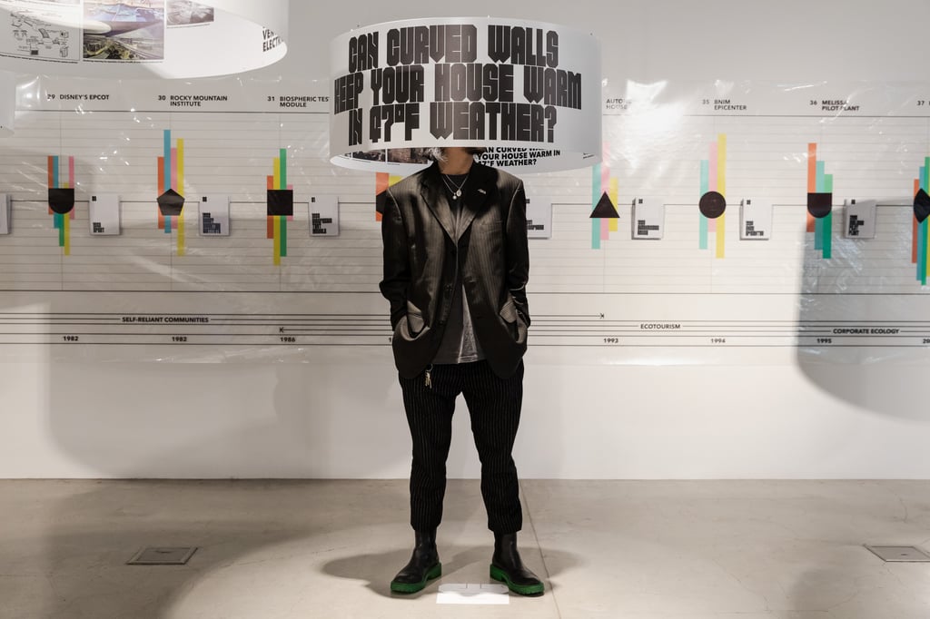 Installation in gallery