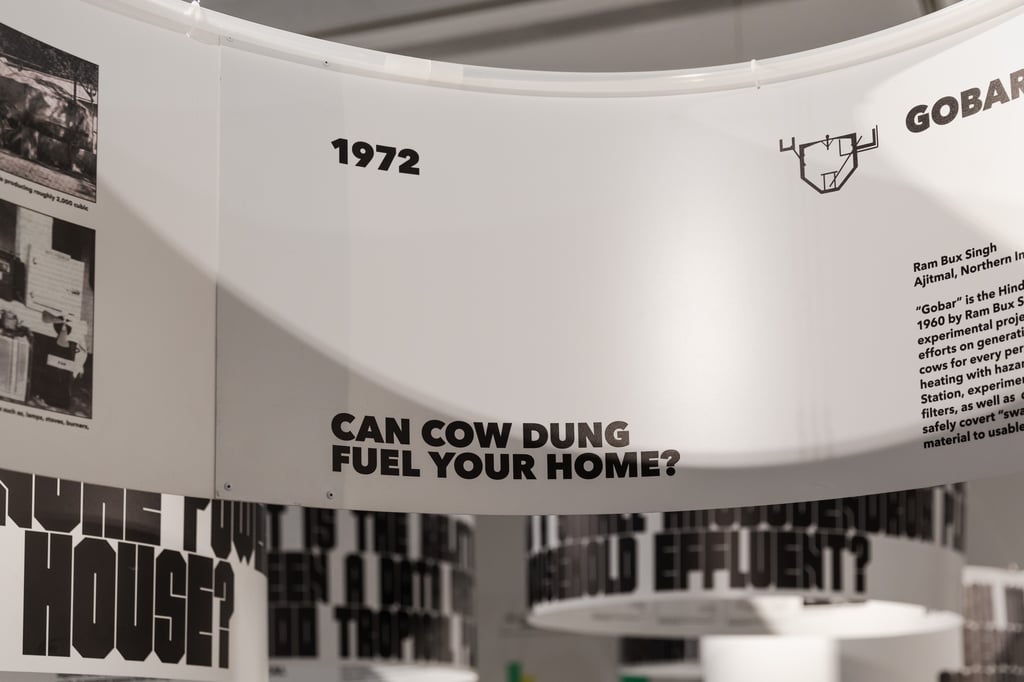 Installation in gallery