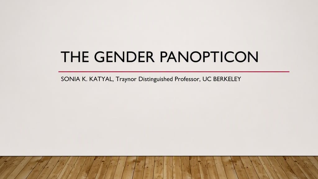The Gender Panopticon.