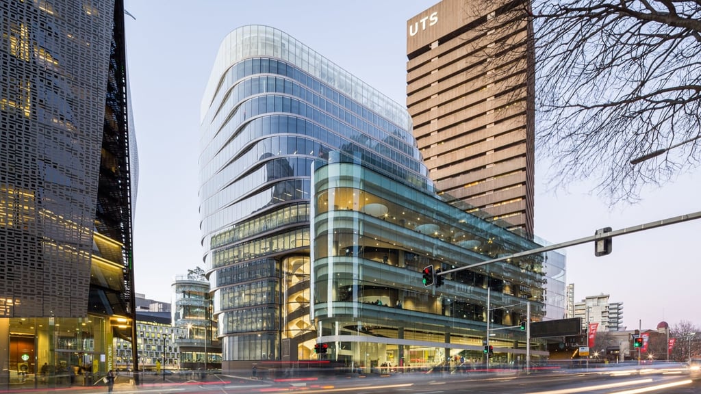 Exterior of UTS Central building from Broadway