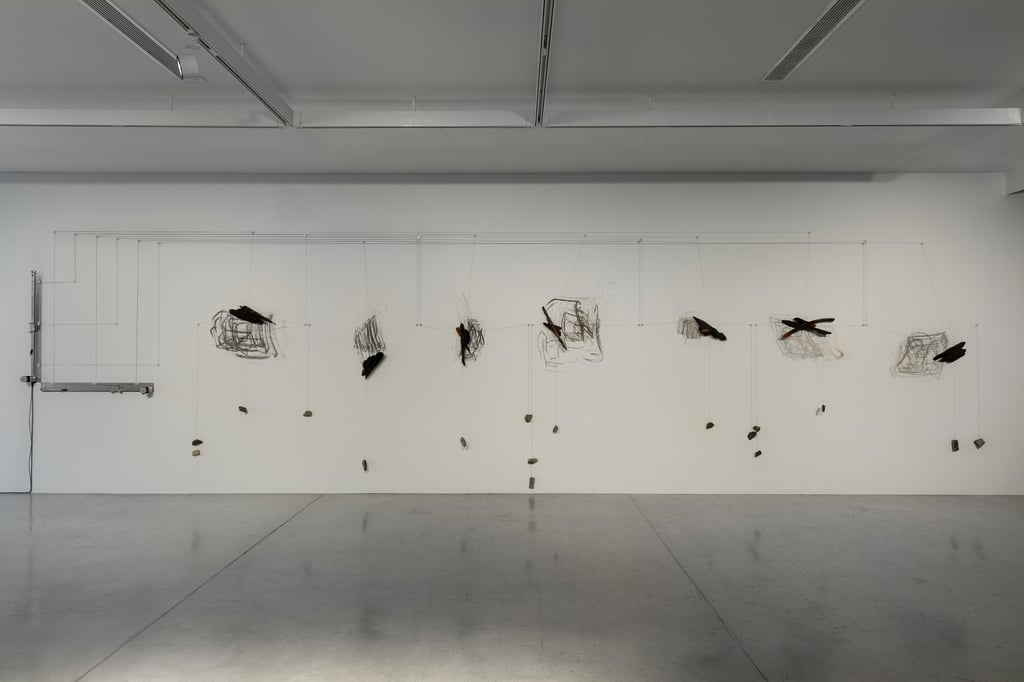 Installation in gallery