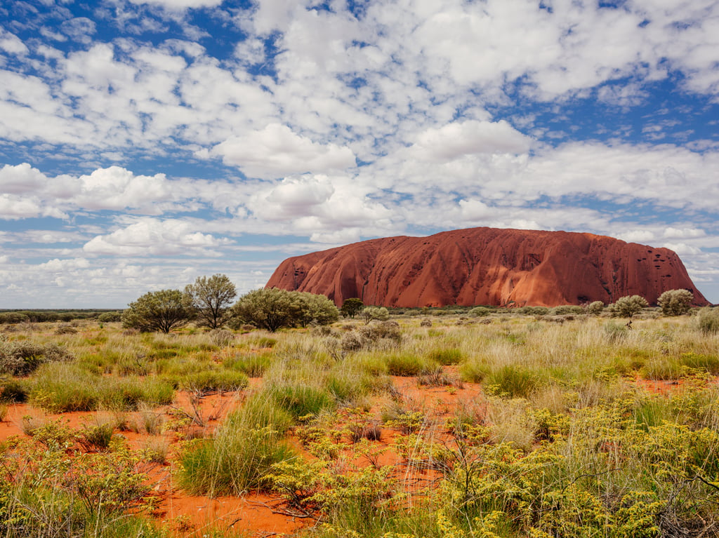 Australia, Sept 22, 2016: Springtime in Uluru, Northern Territory. Picture: ronnybas/Adobe Stock