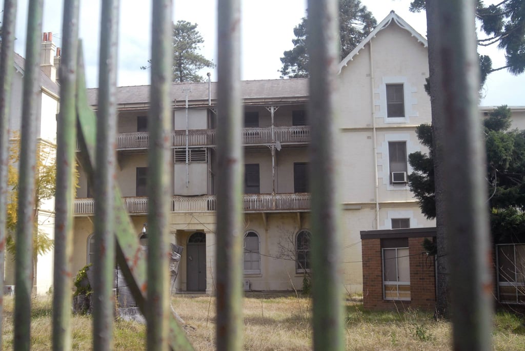 Parramatta Female Factory Precinct behind a locked gate