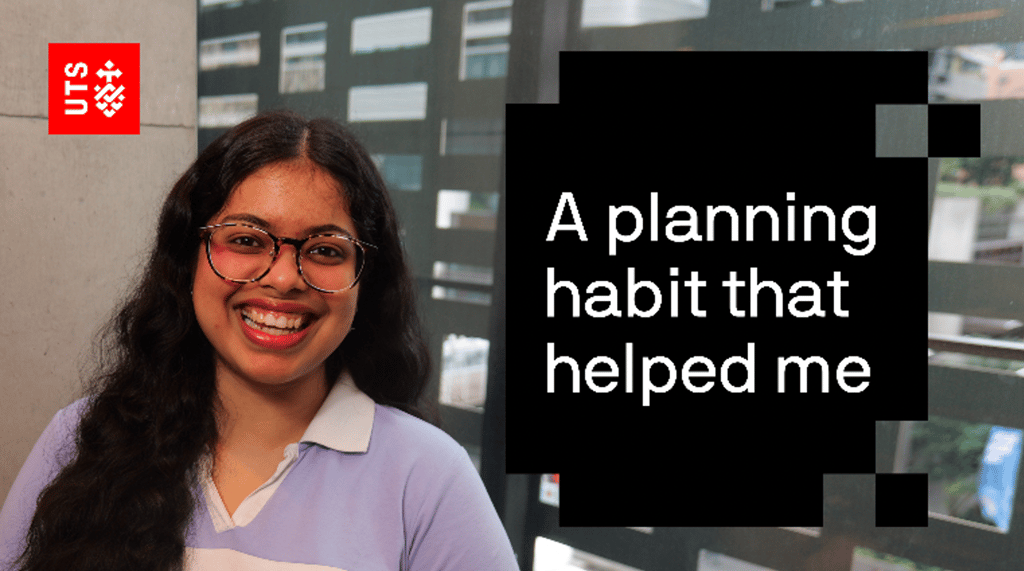 A planning habit that helped Divvya