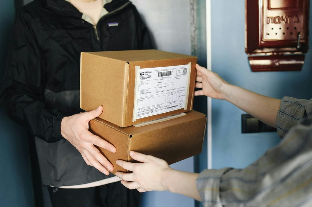 Close up shot of two boxes being delivered. Picture: Polina Tankilevitch/Pexels