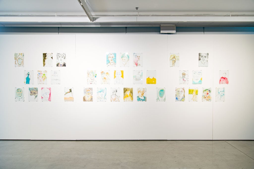 The Invisible (installation view), curated by Abdul Karim Hekmat, UTS Gallery, 3 October - 24 November 2017. Photo: David Lawrey.
