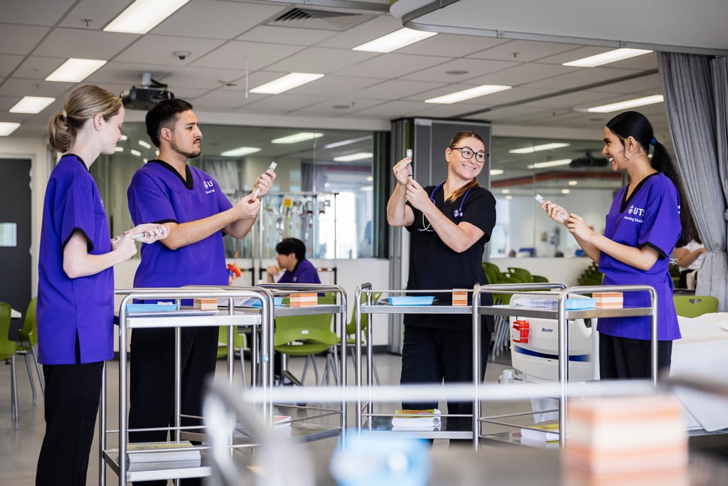 University of Technology Sydney nursing student Jessica Carrera-Peakman.