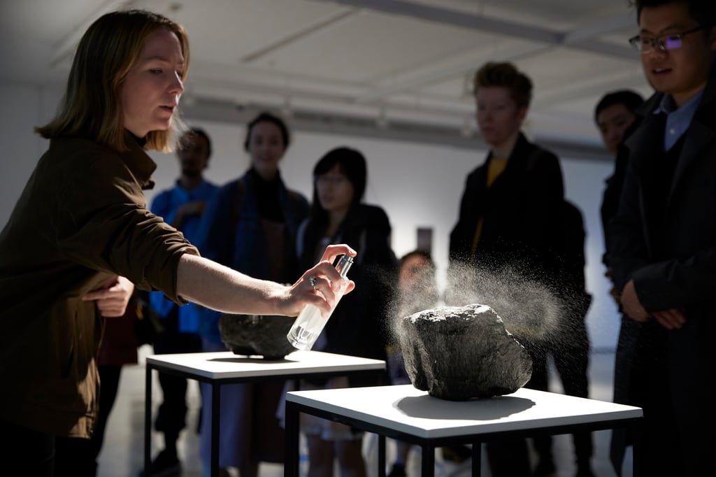 Installation in gallery