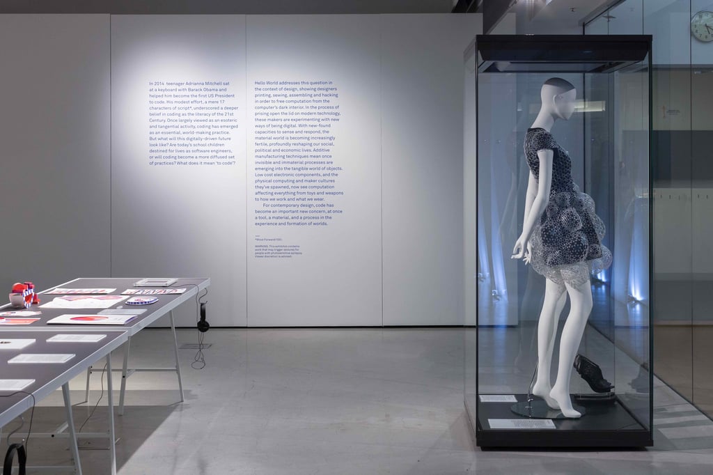 Code and Design, installation view, curated by Aaron Seymour, UTS Gallery