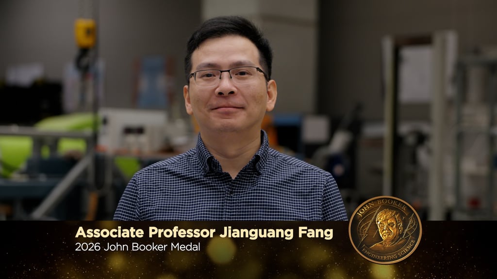 Associate Professor Jianguang Fang, 2026 John Booker Medal winner