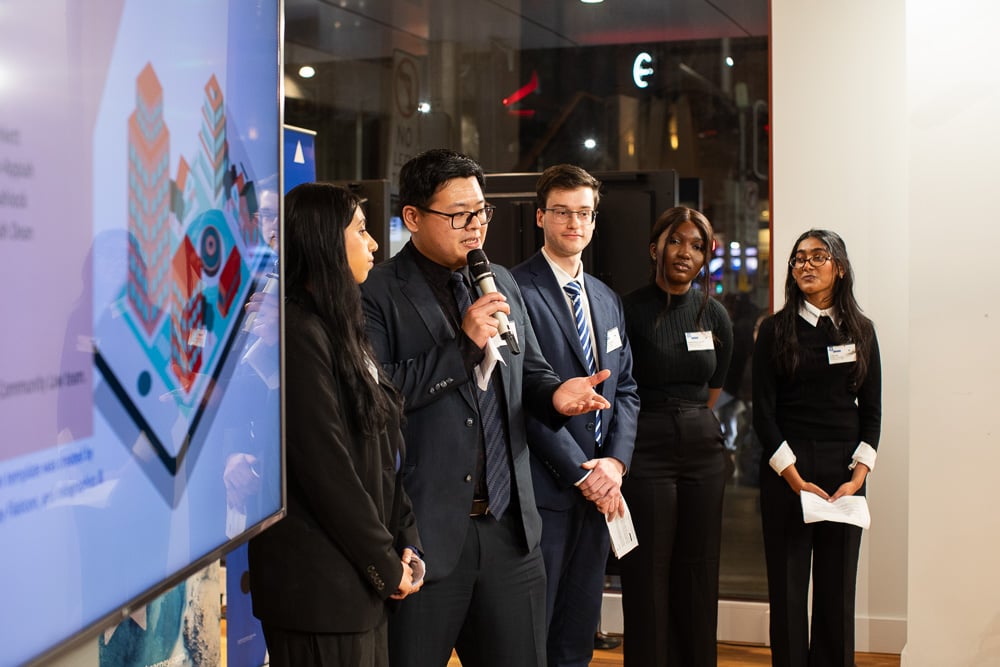 Team Canberra Community Law Centre presenting their RepairMate app.
