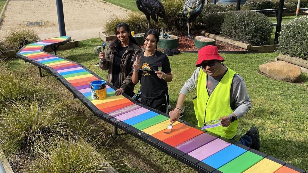 UTS student volunteers.