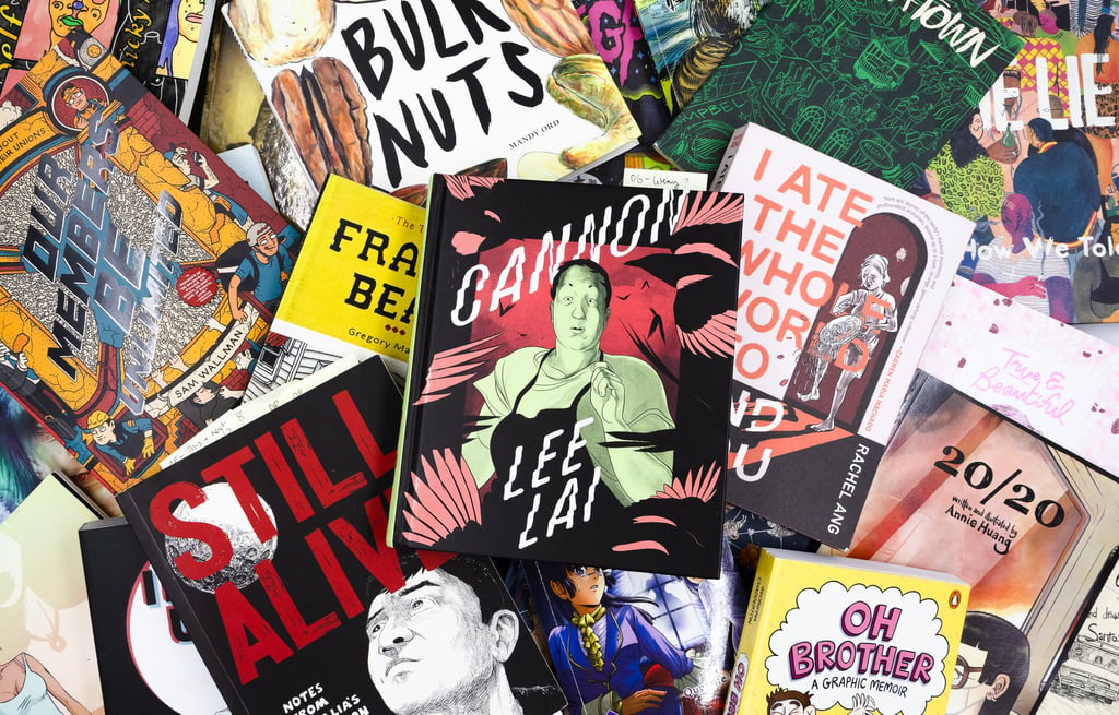 Cannon by Lee Lai at the centre of a group of graphic novels. Picture: Gabe Clark