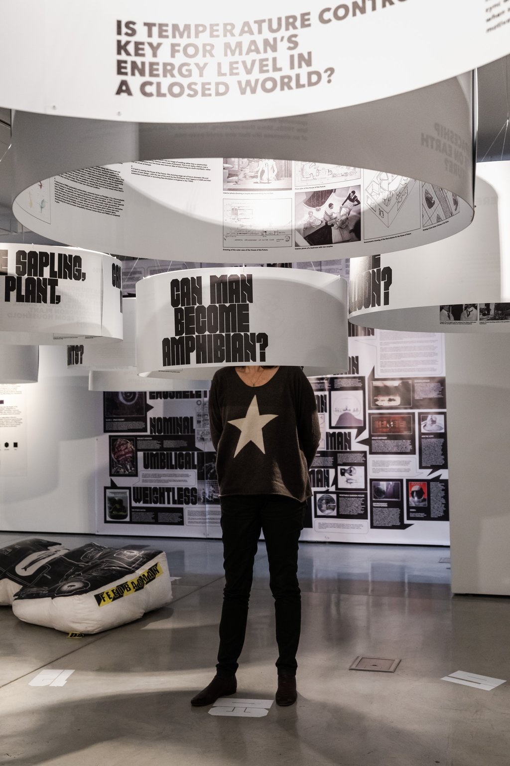 Installation in gallery