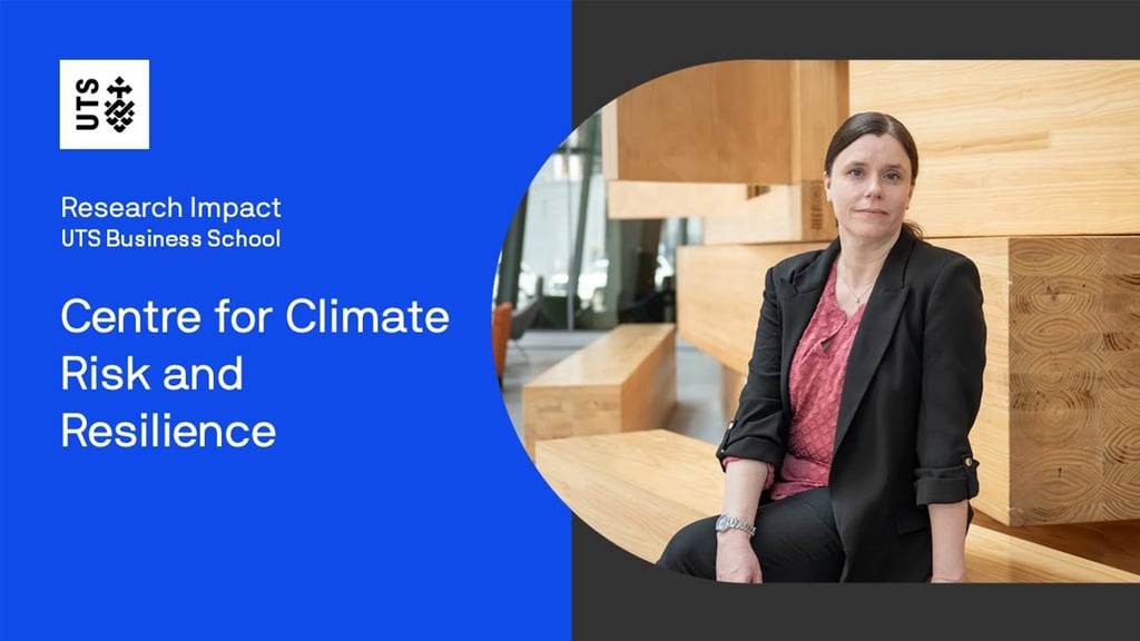 Centre for Climate Risk and Resilience promotional video
