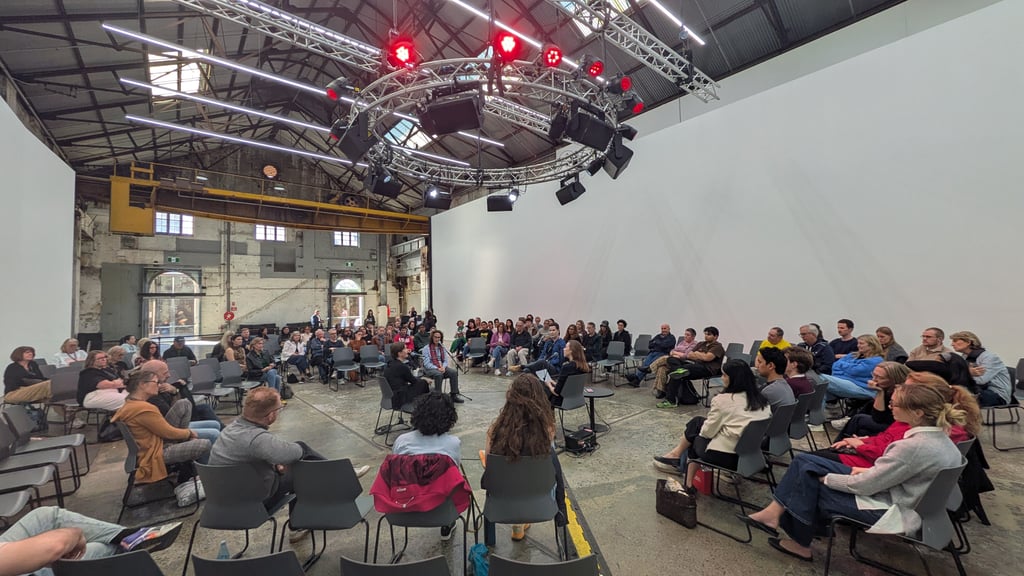 Audience at Festival for Dangerous ideas surrounding the Panel
