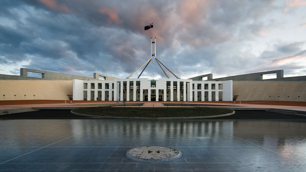 Parliament House at dusk