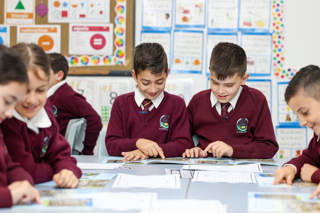 Young children in a classroom