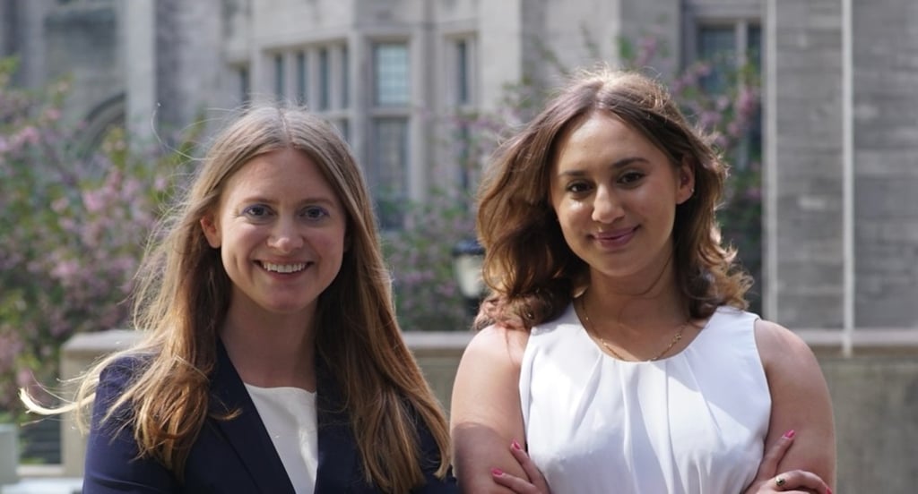 Jaya with forEVA co-founder, Emily Deschenes