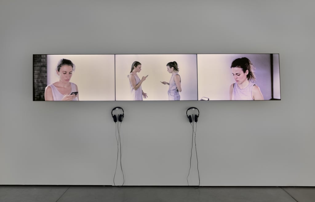 Installation in gallery