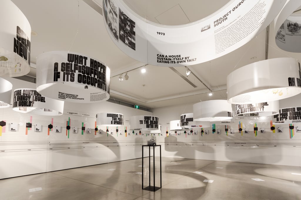 Installation in gallery