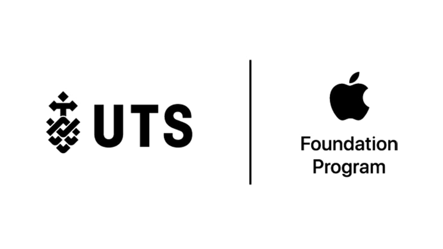 UTS logo and Apple Foundation Program logo
