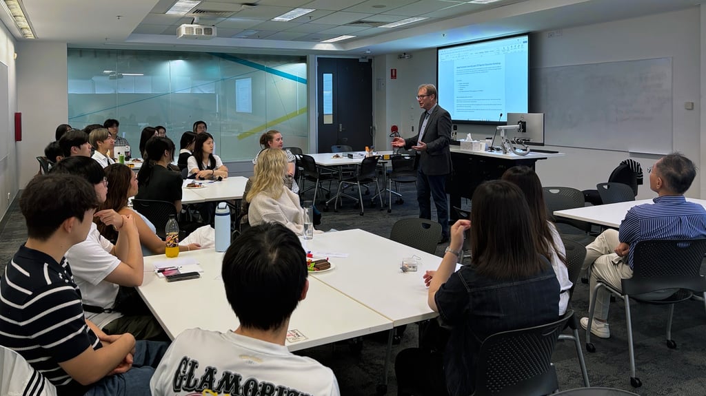 SNU students in a classroom setting at UTS